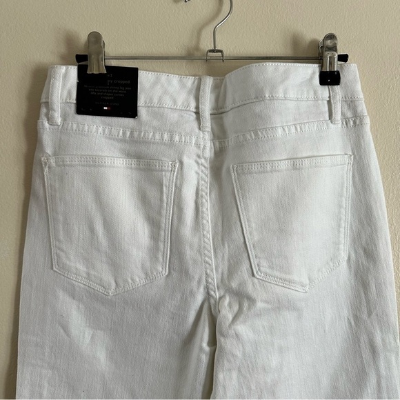 NWT Hilfiger Jeans Size 2 White Jeans Tribeca Skinny Crop - Picture 4 of 7